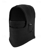 abordables Sombreros de hombre-Hombre Unisexo Esquí de balaclava Gorro pasamontañas Pasamontañas de forro polar Sombrero protector Sombreros de invierno Negro Rosa Fibra de acrílico Vellón Acogedor Ropa Cotidiana Noche Color