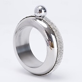 economico Attrezzatura da Campeggio-1 fiaschetta in acciaio inossidabile alla moda per donna: nasconde discretamente vino e cocktail &amp;liquori - accessorio perfetto per feste estive - un must-have per la cucina di alta qualità per Natale