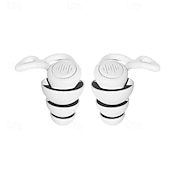 olcso Személyes ápolás és egészség-Újrahasználható szilikon füldugók Zajcsökkentő alváshoz füldugók Kényelmes, puha hallásvédelem horkoláshoz, úszáshoz és csendes éjszakai pihenéshez