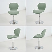 Недорогие Крышка обеденного стула-Чехол на кухонный стул Сплошной цвет Активный краситель Полиэстер Чехол с функцией перевода в режим сна