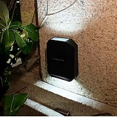 levne Venkovní nástěnná světla-1 ks 0,5 W venkovní nástěnná světla ovládání světla bílá teplá žlutá 1,2 V nádvoří zahrada 6 LED korálků