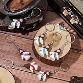 お買い得  彫像-50/100個の小さなイエスのキーホルダー、ミニイエスの置物キーホルダー、クリスマスストッキング詰め物ギフト、マルチカラーの小さなイエスのキーホルダー、ミニチュアキーホルダーを隠す