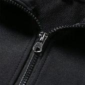 voordelige Tactische Hoodie-Voor heren Trui met capuchon Hoodie met volledige rits Fleece hoodie Tactische capuchon blauw Khaki Rood Bruin Groen Capuchon Effen Vetoketju Casual Dagelijks Sport &amp; Outdoor Katoen Polyester