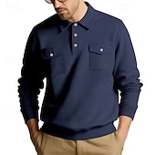 abordables Sudaderas Básicas_-Hombre Sudadera Gris Claro Diseño Plano Bolsillo Diario Deporte Festivos Poliéster Ropa de calle Básico Casual Primavera &amp; Otoño Ropa Sudaderas con capucha Sudaderas Manga Larga