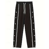economico Gamba Dritta-Confezioni multiple 2 pezzi Per uomo Nero + Cachi Pantaloni da tuta Pantaloni Pantaloni della tuta a gamba dritta Coulisse Elastico in vita Semplice Sport &amp; Outdoor Abbigliamento quotidiano Poliestere