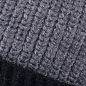 economico Cappelli da uomo-Per uomo Unisex Cappello con paraorecchie Cappelli Invernali Cappello lavorato a maglia Berretto Invernale Cappello Berretto Invernale Nero Blu marino Poliestere Lavorato a maglia Accogliente