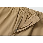 お買い得  カーゴパンツ-男性用 カーゴパンツ ズボン 弾性ウエスト ボタン マルチポケット 平織り 耐久性 アウトドア 日常 キャンピング＆ハイキング ファッション クラシック アーミーイエロー ブラック