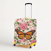 economico Abbigliamento da casa e pantofole per la casa-Coprivaligia con stampa floreale, coprivaligia elastico, coprivaligia da viaggio