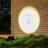 abordables Luces de paisaje-Luces solares para árboles, focos exteriores, apliques impermeables para exteriores, iluminación de patios y jardines, luces solares de atardecer, luces navideñas para el hogar, patio, garaje, césped