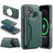 Недорогие Чехлы для iPhone-телефон Кейс для Назначение iPhone 17 i16 15 14 Pro Max Plus 13 Pro Max Кейс на заднюю панель Защита от удара Ретро ТПУ ПК Кожа PU