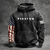 voordelige Patriottische 250 Sweatshirts-4 juli 2026 250e Memorial Day Mannen Streetwear Graphic Amerikaanse Vlag Crew Neck Lange Mouw Hoodie Sweatshirt Casual Buiten Straat