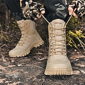 taktiska stridsstövlar för män i kamouflage med vattentätt tyg och halkfri sula, militärstil för friluftsliv, camping och överlevnadsträning billiga Kängor-taktiska stridsstövlar för män i kamouflage med vattentätt tyg och halkfri sula, militärstil för friluftsliv, camping och överlevnadsträning