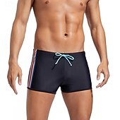 economico Costumi da bagno &amp; Pantaloni da surf-Per uomo Costume da bagno Costume da Bagno Pantaloni da bagno A righe Coulisse Elastico Traspirante Pantaloni Surf Bikini Immersione Estate