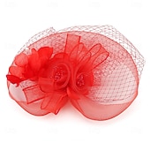 ieftine fascinatoare-Palarioare Tul Pană Pălărie Nuntă Petrecere ceai Cursă de cai cocktail Elegant Epocă Cu Pene Diadema Articole Pentru Cap