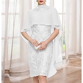 baratos Xale-Xales para Convidadas de Casamento Xale Feminino Elegante Sem Mangas Chiffon Xales de Casamento Com Cor Pura Para Festa Primavera  Verão para impressionar