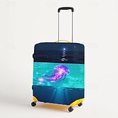 baratos Desgaste em casa e chinelos em casa-Capa protetora elástica para mala de viagem com estampa inspirada no oceano.