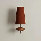 baratos Indoor Wall Lights-Wall Light corridor Japanese bedroom fabric lamp antique hotel bedside lamp