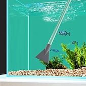 ieftine Produse de curatat-Aspirator manual pentru pietriș, 1,7/2,6 m, cu sifon profesional 3 în 1 pentru acvariu, cu supapă de debit reglabilă - schimbător de apă &amp;îndepărtare a resturilor, instrument de curățare a acvariului