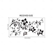 Недорогие Стикеры на стену-Наклейка на стену в виде бабочки и лозы, магнит на холодильник, дизайн лозы и бабочки, съемная наклейка на стену для спальни, гостиной, кабинета, домашнего декора, креативный фон, искусство,