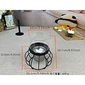 Недорогие Кемпинговое оборудование-настольная костровая чаша для костра со стеклянным столом и дистанционным управлением для кемпинга