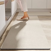 olcso Futó szőnyegek-Futó szőnyeg konyhához folyosóhoz puha csúszásmentes gépben mosható nedvességet felszívó diatomiszisz iszapszőnyeg Wabi Sabi stílusú olajálló gyorsan száradó tartós otthoni dekoráció lábpad