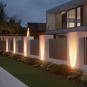 abordables Luces de paisaje-Luces solares para árboles, focos exteriores, apliques impermeables para exteriores, iluminación de patios y jardines, luces solares de atardecer, luces navideñas para el hogar, patio, garaje, césped