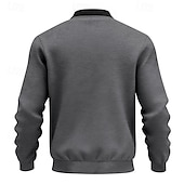 economico Giubbotti Casual-Per uomo Giacca Leggera Giacca Casual Vacanza Quotidiano Traspirante Tasca Primavera Autunno Semplice Moda Classico Collo alla coreana Regolare Nero Giallo Rosso Blu marino Blu reale Giacca