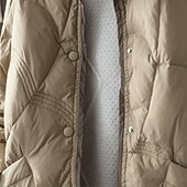 billiga Quiltade pufferjackor-Dam Dun Pufferjacka Quiltad jacka Håller värmen Bekväm Ficka Knappar Mode Ledigt Slät Gata Ledigt Dagliga kläder Utekväll Enkelknäppt Lång Hög krage Normal Långärmad Ytterkläder Svart Vit Rubinrött