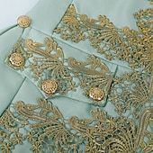 cheap Outfits-Rococo Baroque Victorian Outfits Fancy Dress Men's Royal Halloween Carnival Performance Party Masquerade Adults' Coat Pants Collar All Seasons