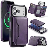 お買い得  iPhone用ケース-電話 ケース 用途 iPhone 17 Pro Max 17 Air バックカバー 耐衝撃 レトロ風 TPU PC PUレザー
