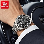 Χαμηλού Κόστους Μηχανικά Ρολόγια-Το Νέο Ρολόι Επιχειρηματικού Στυλ Olevs Με Λαμπερό Συνεχές Ημερολόγιο Αυτόματο Μηχανικό Ρολόι Μόδα Και Καθημερινό Αδιάβροχο Φάντασμα Ανδρικό Σπορ Ρολόι
