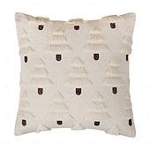 levne Vánoční povlečení-Vánoční povlaky na polštáře s ozdobou na stromeček, měkké plyšové povlaky na polštáře z umělé kožešiny, povlaky na polštáře na vánoční stromeček na svátky, zimní domy, pohovky, postele, verandy,