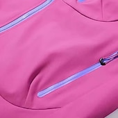 cheap Running Jackets-Men's Solid Colored Hooded Jacket Full Zip Jacket Fall / Winter with Pockets Long Sleeve Athleisure Waterproof Windproof Hiking Running Outdoor Black Yellow Pink Sportswear Activewear
