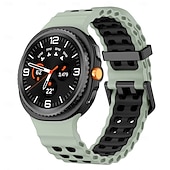 baratos Pulseiras de relógio Samsung-Pulseiras de Relógio para Samsung Galaxy Relógio 8 40/44mm Relógio 8 Classic 46mm Silicone Substituição Alça Impermeável Ajustável Mulheres Homens Pulseira Esportiva Fecho Moderno Banda do Oceano