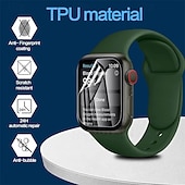 cheap Smartwatch Screen Protectors-[2 Pack] 10 Pack [5 Pack] Watch Screen Protector Compatible with Apple Watch Ultra 49mm Series 8 7 41mm 45mm Series 6 5 4 SE 40mm 44mm Series 3 2 1 38mm 42mm Max Coverage Touch Sensitive Bubble Free