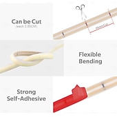 halpa Kytke nauhavalot-10 tuumaa 12m 15m Joustavat LED-valonauhat 320 LEDit COB 8mm 1kpl Lämmin valkoinen Valkoinen Nettovalkoinen LED-nauhat Vedenkestävä 24 V