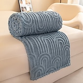 preiswerte Sofadecken &amp; Überwürfe-Einfarbige Decke mit römischen Säulen, dicke Taff-Samt-Überwurfdecke für Kinder, warme Winter-Klimaanlagendecke, weiche, gemütliche Nickerchendecke für Bett oder Sofa