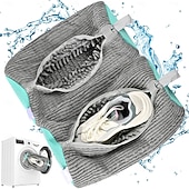 voordelige Wasgoed-2-pack schoenwaszakken voor wasmachine, schoenreinigingszakken voor alle soorten schoenen, waszak voor wasmachine en droger