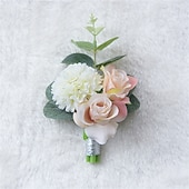 economico Bouquet da Sposa-Fiori da polso da sposa Fiore all'occhiello Matrimonio / Evento / Festa Tessuti Floreale
