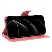 baratos Capas para iPhone-telefone Capinha Para iPhone 17 Pro Max 17 Air 16 15 14 Pro Max Plus 16e 13 Pro Max Mini Capa para Cartão Wallet Proteção de corpo inteiro com cordão Antichoque Retro Couro PU