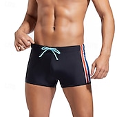 economico Costumi da bagno &amp; Pantaloni da surf-Per uomo Costume da bagno Costume da Bagno Pantaloni da bagno A righe Coulisse Elastico Traspirante Pantaloni Surf Bikini Immersione Estate