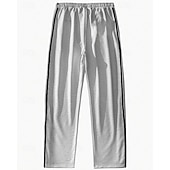 cheap Running Pants &amp; Tights-Men's Wide-leg Sweatpants sport pants Casual Pants with Pockets Split High Waist Bottoms Gym Athleisure Workout Spring Fall Breathable Gym Workout Track Regular Fit Sportswear Activewear Solid Colored
