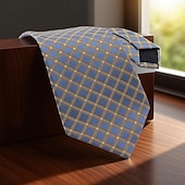 levne Pánské motýlky a kravaty-Pánské kravata Obchodní a kancelářský Klasický Pruhy a pléd Formální večer Rande Párty a večer Festival