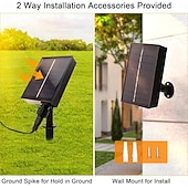 billige Landskapslys-6 i 1 Utendørs Solcelle Vanntett Fyrverkeri Bakke Plugg Inn Lys 48LED Stråler Gårdsplass Hage Gressbane Park Atmosfære Dekorasjon Lys Landskapslys 8 Funksjon Fjernkontroll