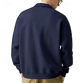 abordables Sudaderas Básicas_-Hombre Sudadera Gris Claro Diseño Plano Bolsillo Diario Deporte Festivos Poliéster Ropa de calle Básico Casual Primavera &amp; Otoño Ropa Sudaderas con capucha Sudaderas Manga Larga