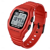 cheap Digital Watches-SANDA Gift for Women Men Digital Watch Large Dial Outdoor Sports Casual Luminous Calendar Date Waterproof Silicone Watch