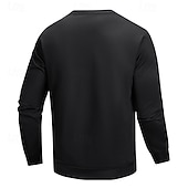cheap Basic Sweatshirts-Men's Sweatshirt Pullover Blue Red Royal Blue Green Gray Crew Neck Plain Casual Daily Sports &amp; Outdoor Polyester Streetwear Cool Sportswear Spring &amp;  Fall Clothing Apparel Hoodies Sweatshirts  Long