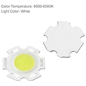 preiswerte LED-Kolbenlichter-5 Stück 10 Stück COB-LED-Lichtchipperlen, leuchtende Oberfläche 11 mm, 3/5/7/10 W, 260 mA, DIY-Energiesparlampe für Scheinwerfer, Flutlicht, Packung mit warmweißem/weißem/natürlichem Licht