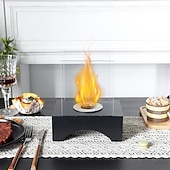 Χαμηλού Κόστους Εξοπλισμός Κατασκήνωσης-μικρό φορητό ορθογώνιο μοντέρνο επιτραπέζιο τζάκι