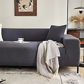 olcso Kanapéhuzat-rugalmas jacquard szövet kanapéhuzat, stretch kanapéhuzat, szekcionált L alakú kanapéhuzat, sarokhuzat nappaliba, 1/2/3/4 üléses